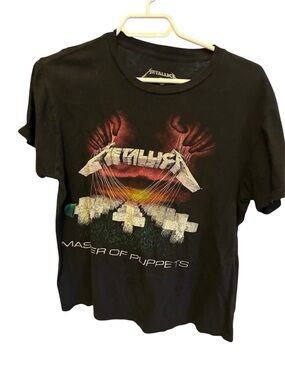 Metallica Master of Puppets T-Shirt Med Modern unisex